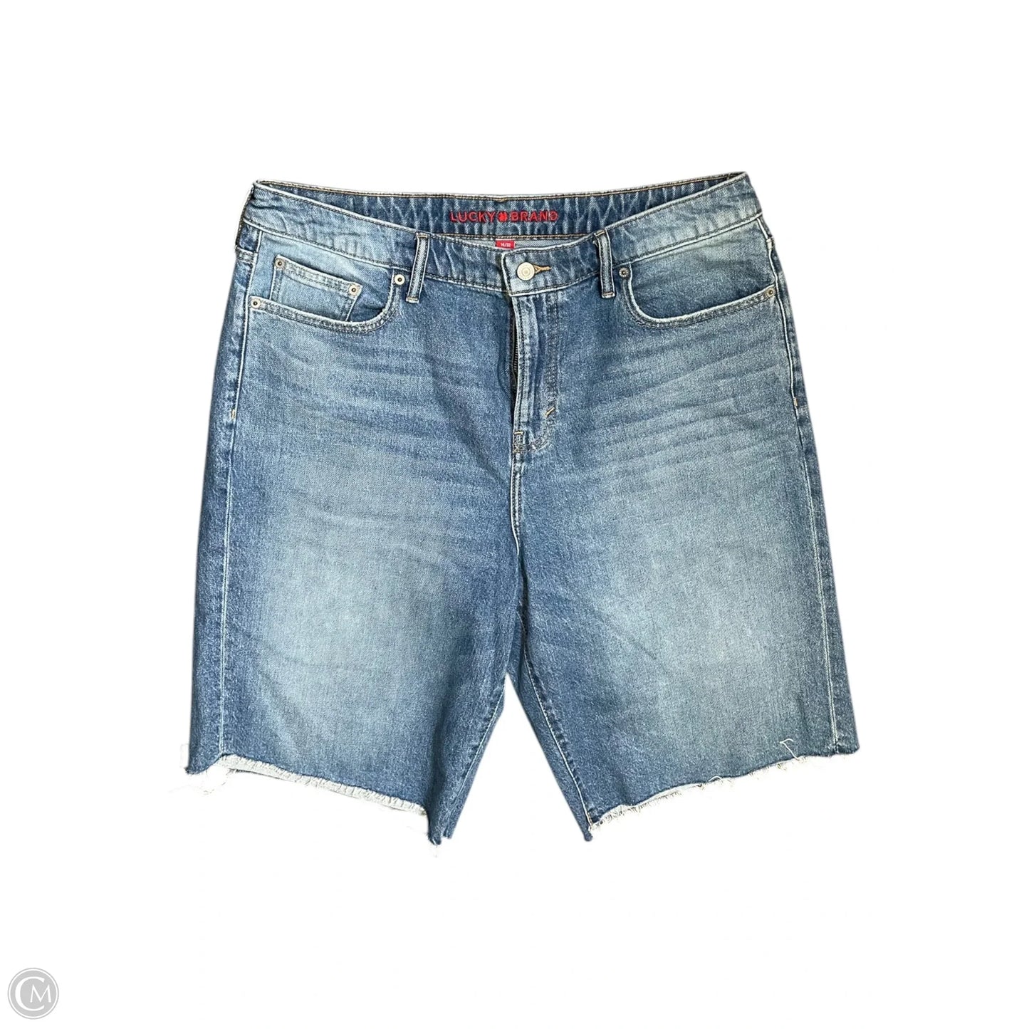 Shorts By Lucky Brand In Blue Denim, Size: 14