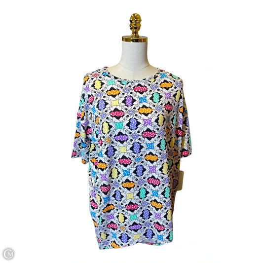 Top Short Sleeve By Lularoe In Multi-colored, Size: S