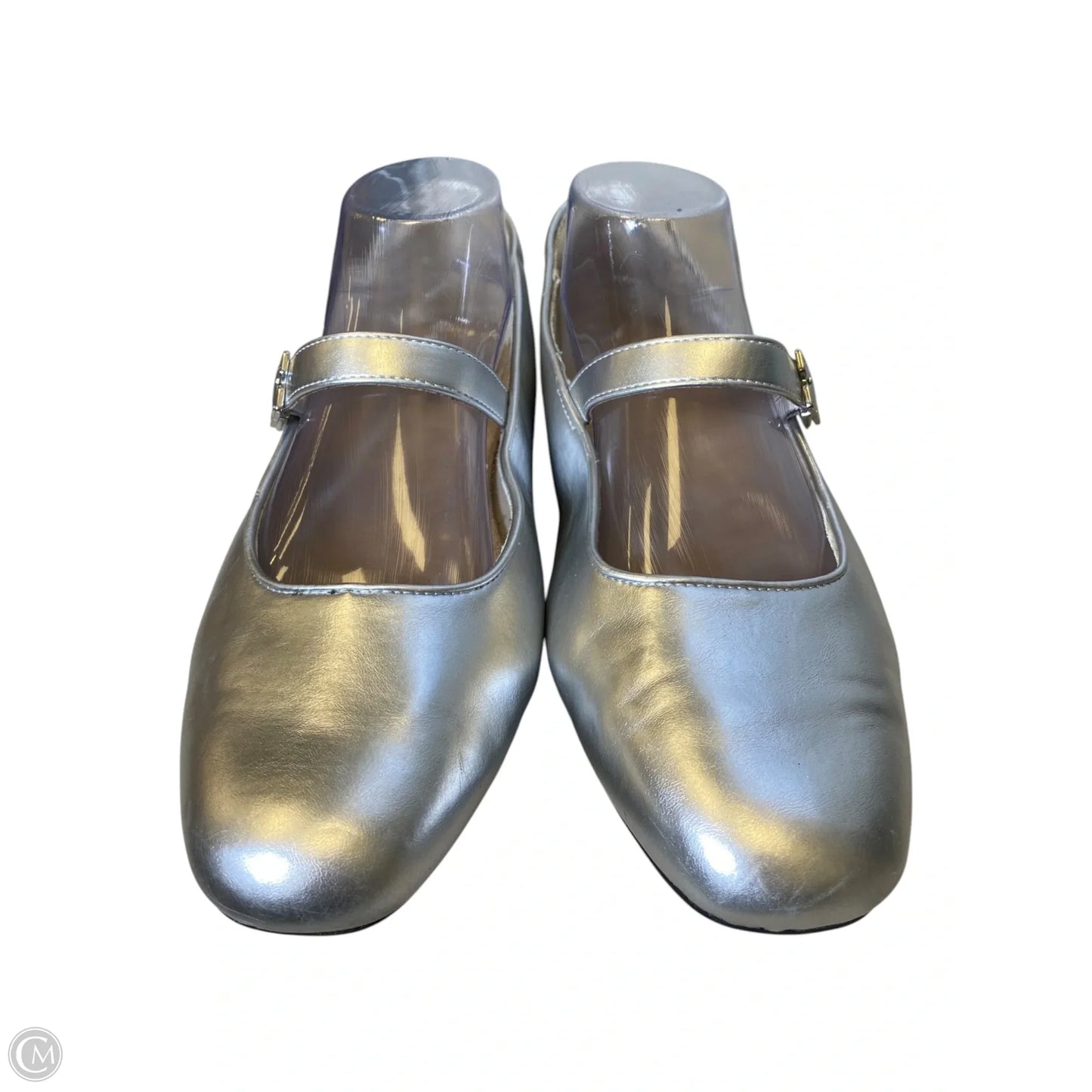 Shoes Flats By Dr Scholls In Silver, Size: 9.5