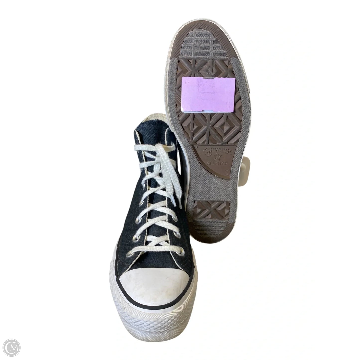 Shoes Heels Platform By Converse In Black, Size: 7