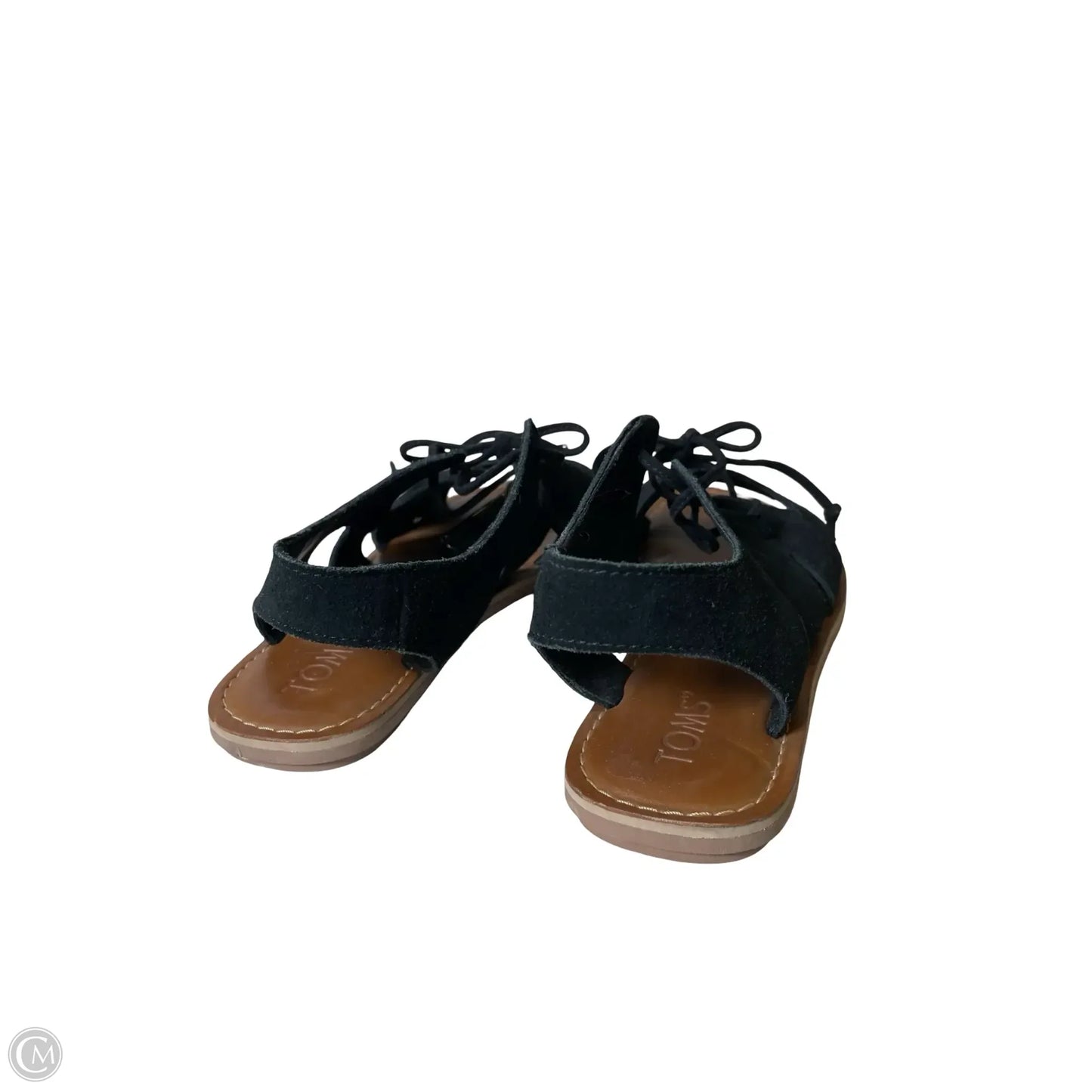 Sandals Flats By Toms In Black, Size: 8