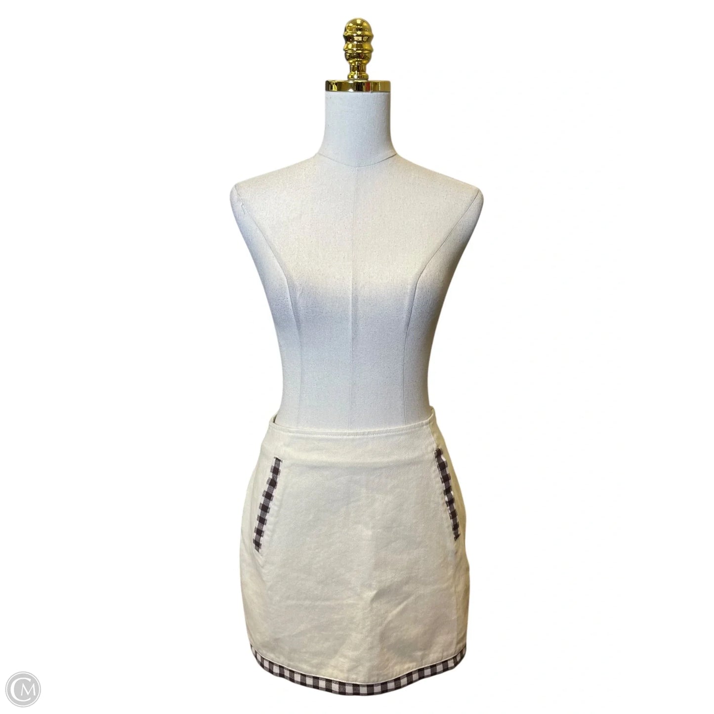 Skirt Mini & Short By Tcec In Beige, Size: M