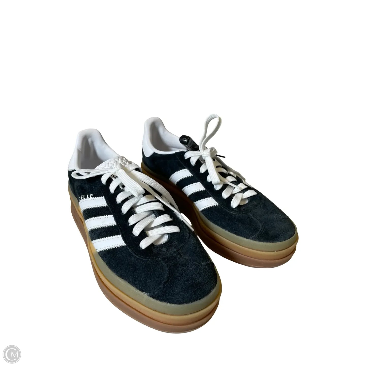 Shoes Heels Platform By Adidas In Black & White, Size: 7.5