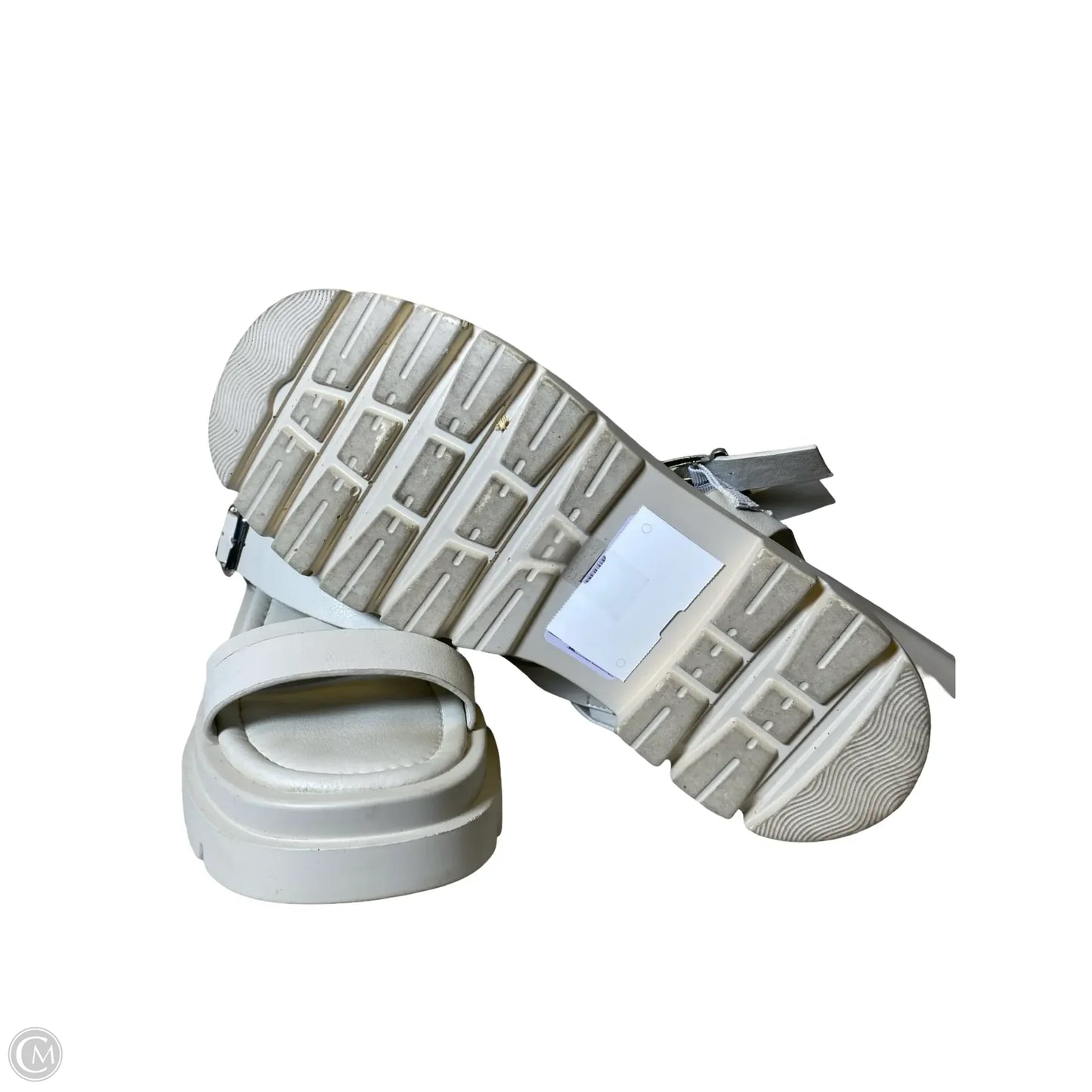 Shoes Heels Platform By Clothes Mentor In Cream, Size: 9