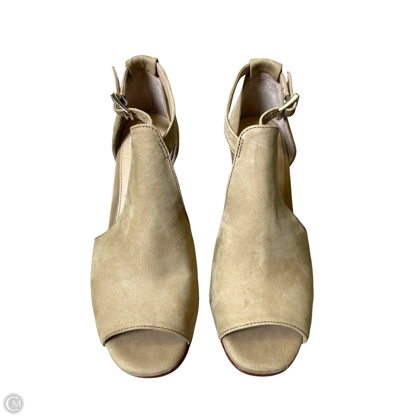 Boots Ankle Heels By Antonio Melani In Beige, Size: 6