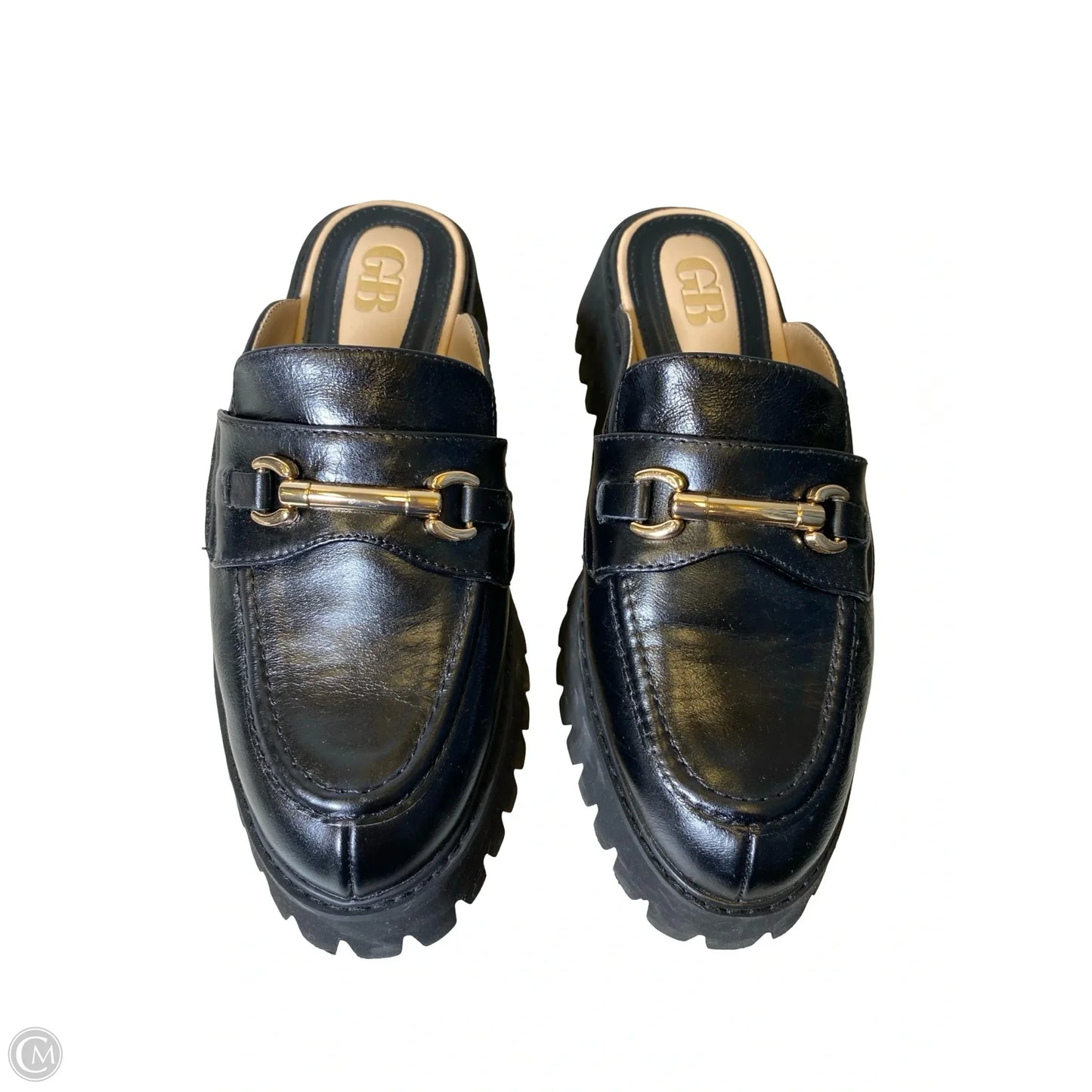 Shoes Heels Platform By Gb In Black, Size: 7.5