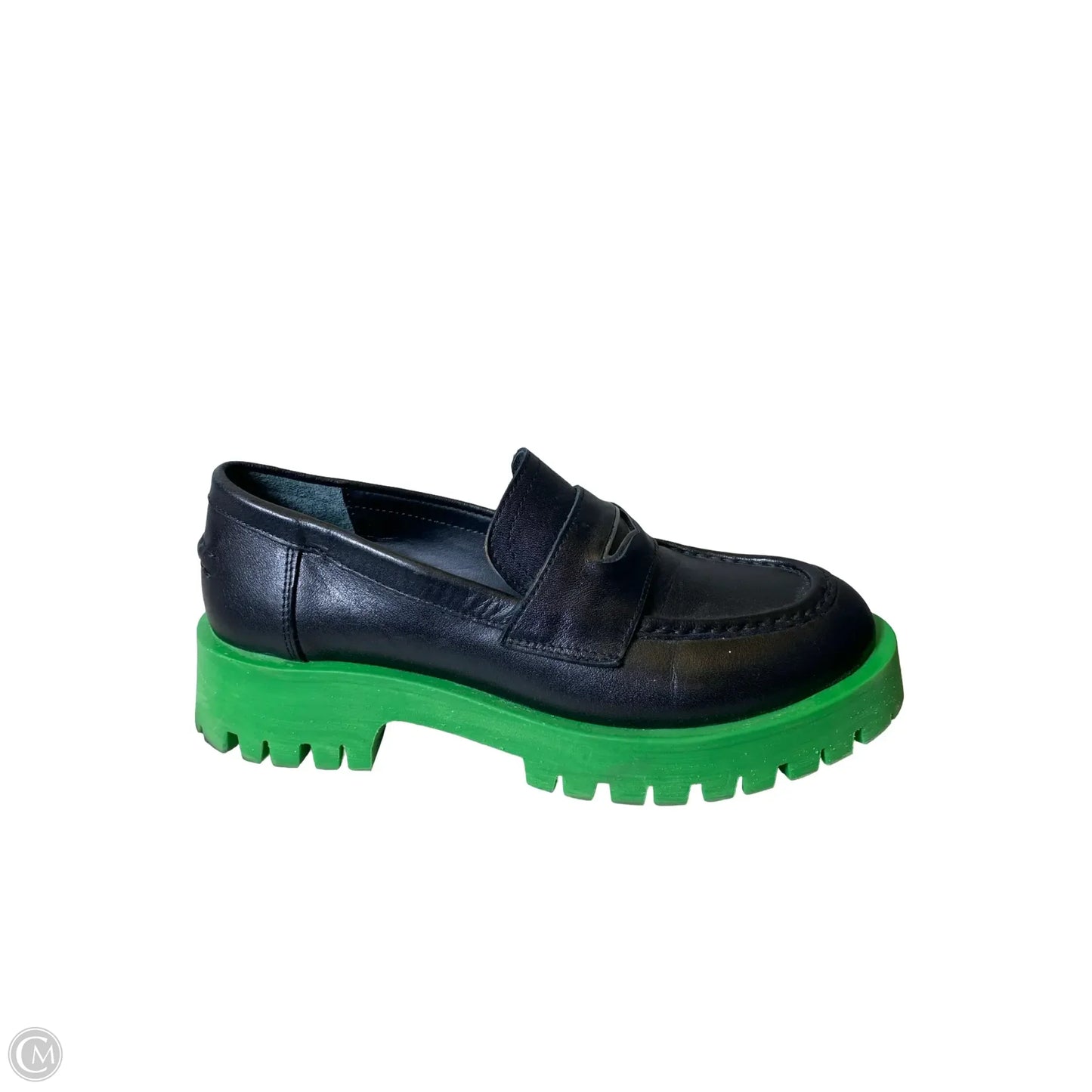 Shoes Heels Platform By Steve Madden In Black & Green, Size: 6.5