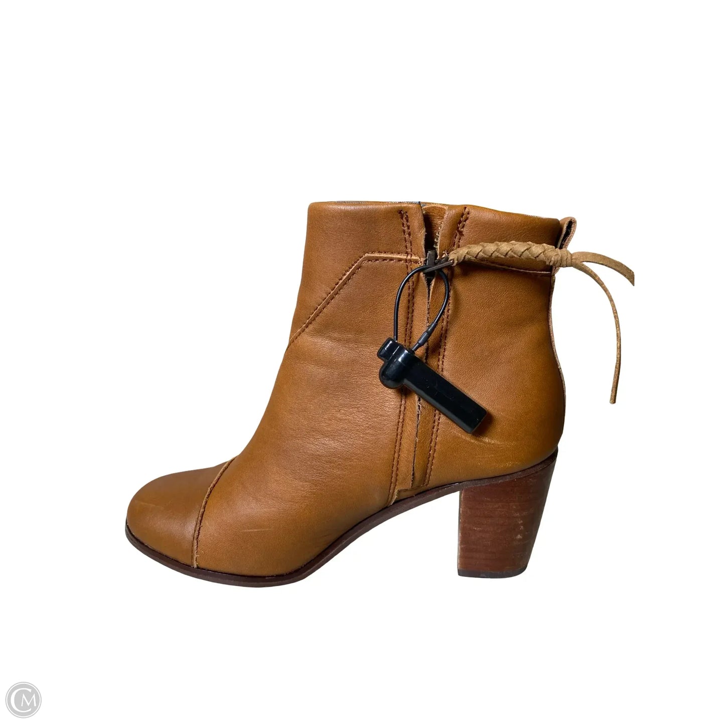 Boots Ankle Heels By Toms In Brown, Size: 6