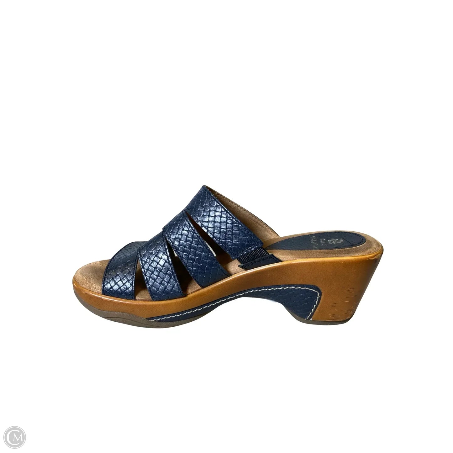 Shoes Heels Wedge By White Mountain In Navy, Size: 6.5