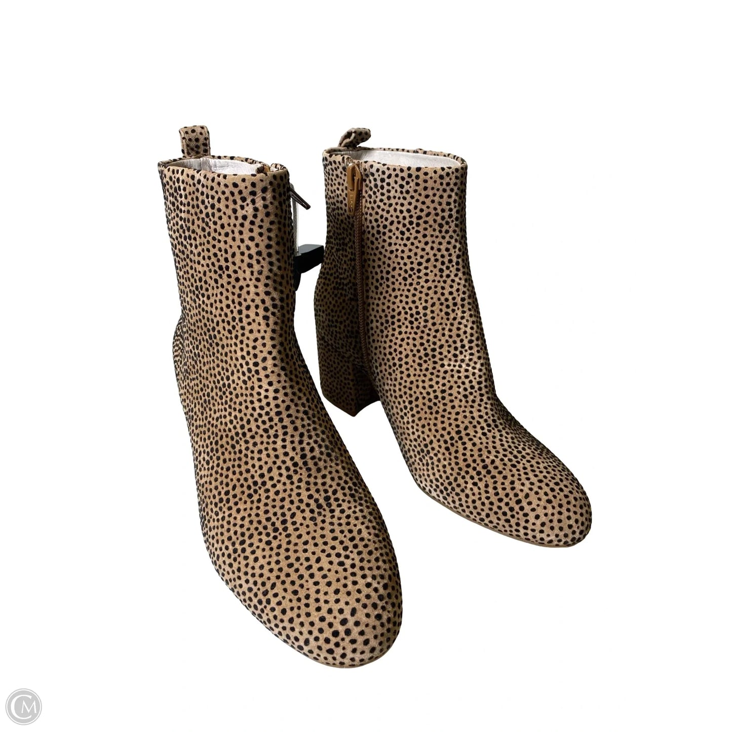 Boots Ankle Heels By Gianni Bini In Animal Print, Size: 6