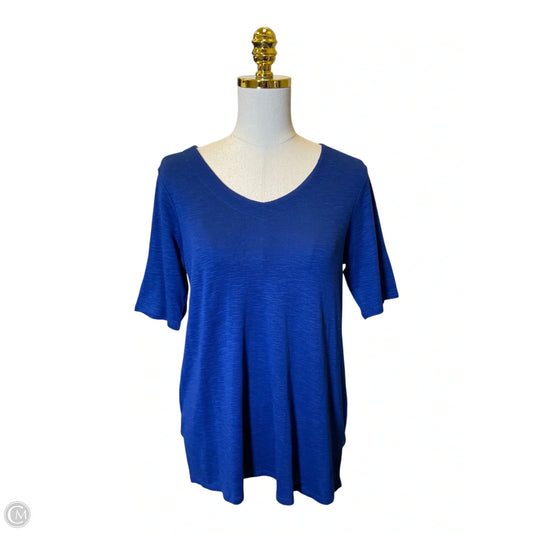 Top 3/4 Sleeve By J. Jill In Navy, Size: S