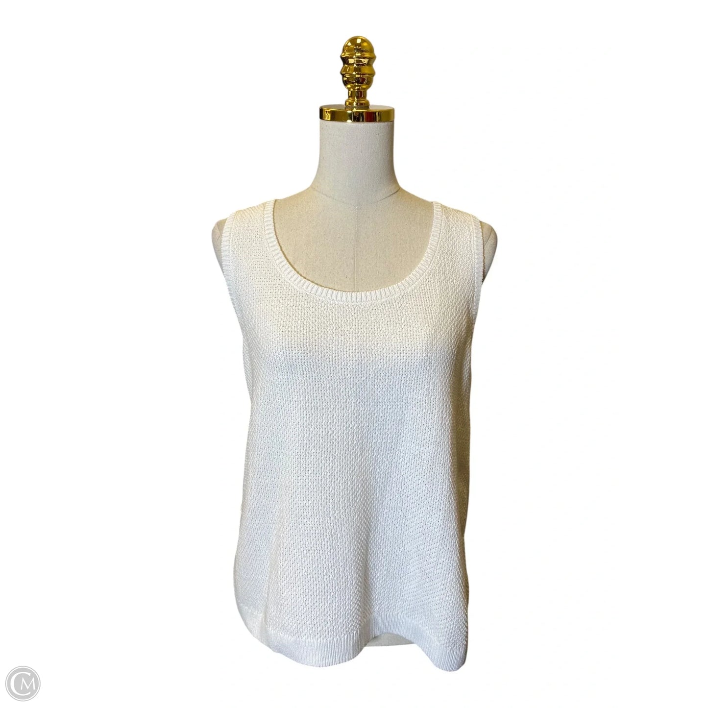 Top Sleeveless By J. Jill In White, Size: S