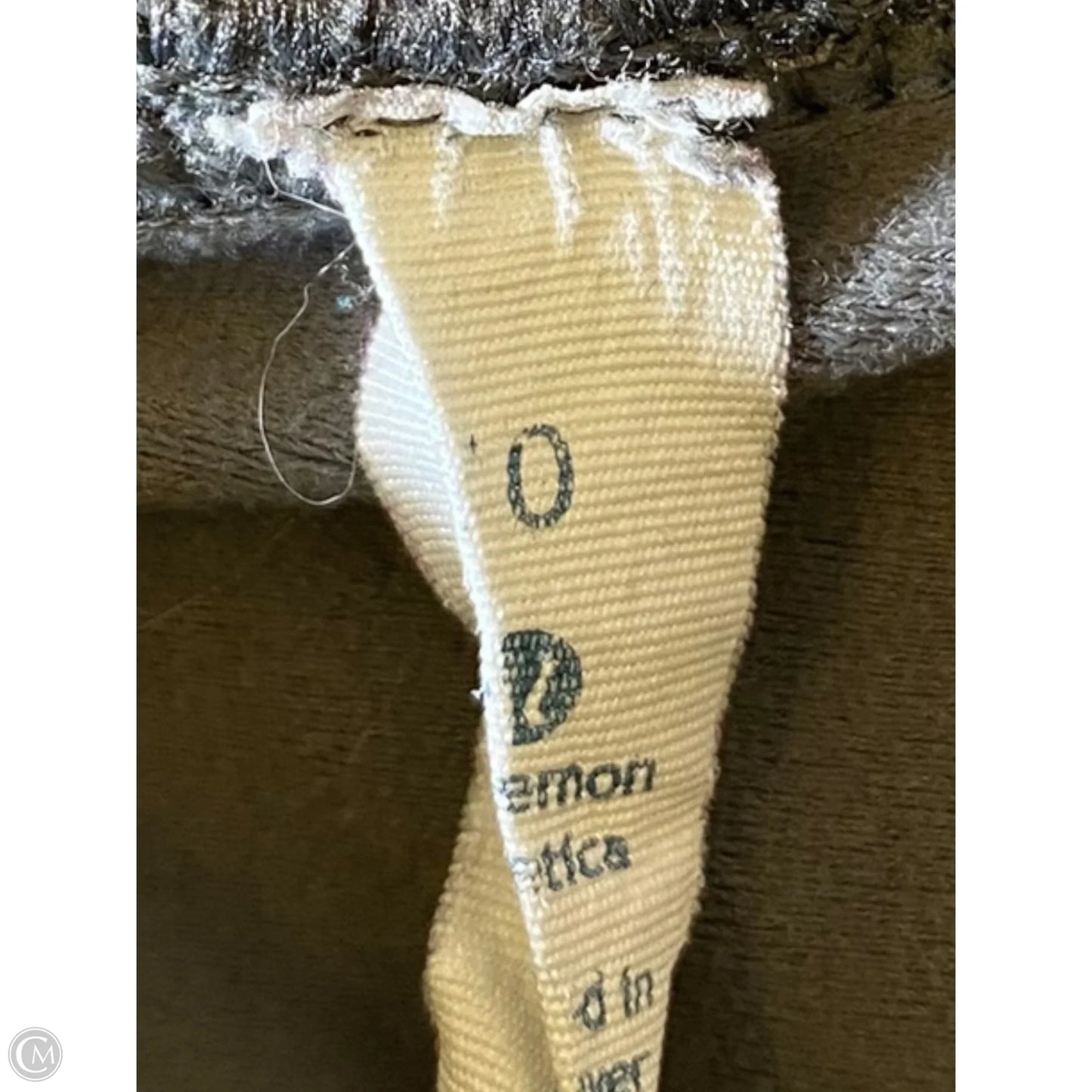 Athletic Leggings By Lululemon In Grey, Size: 10