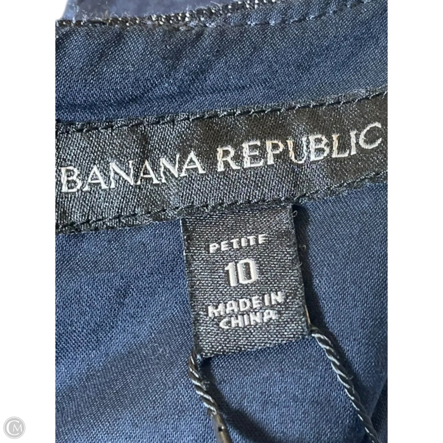 Dress Casual Short By Banana Republic In Blue Denim, Size: M
