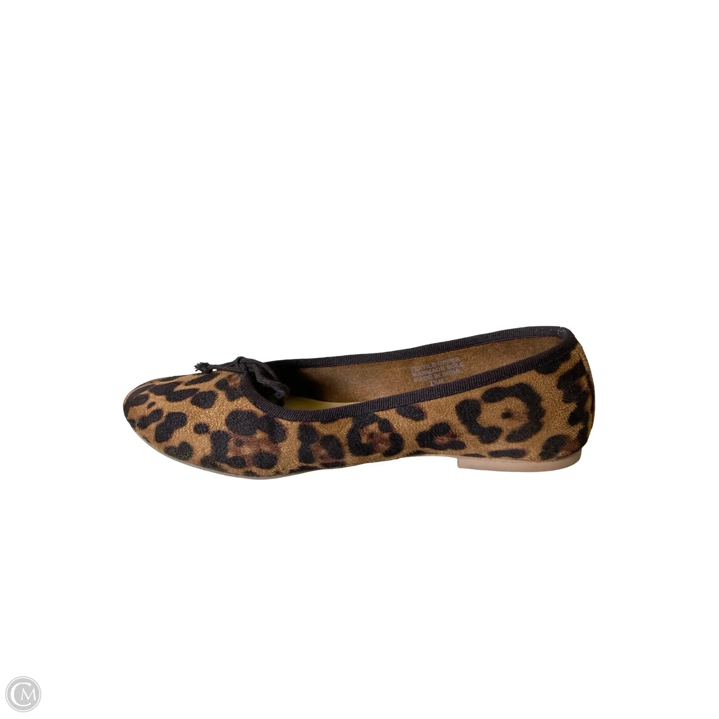 Shoes Flats By Loft In Animal Print, Size: 7.5