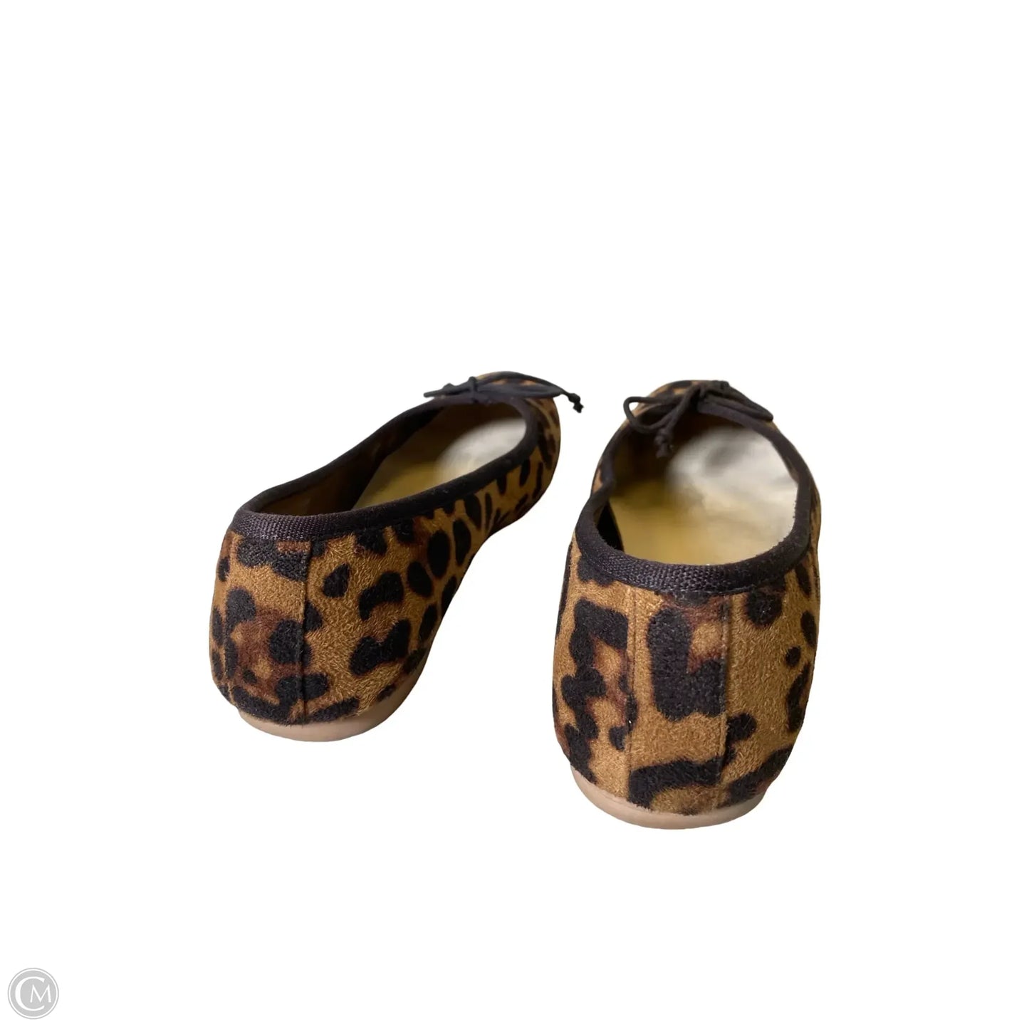 Shoes Flats By Loft In Animal Print, Size: 7.5