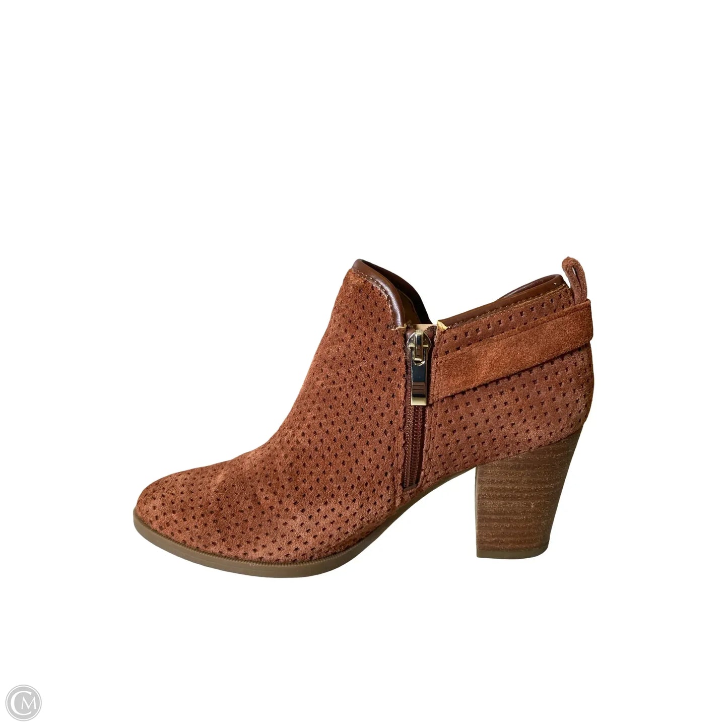 Boots Ankle Heels By Franco Sarto In Orange, Size: 6.5