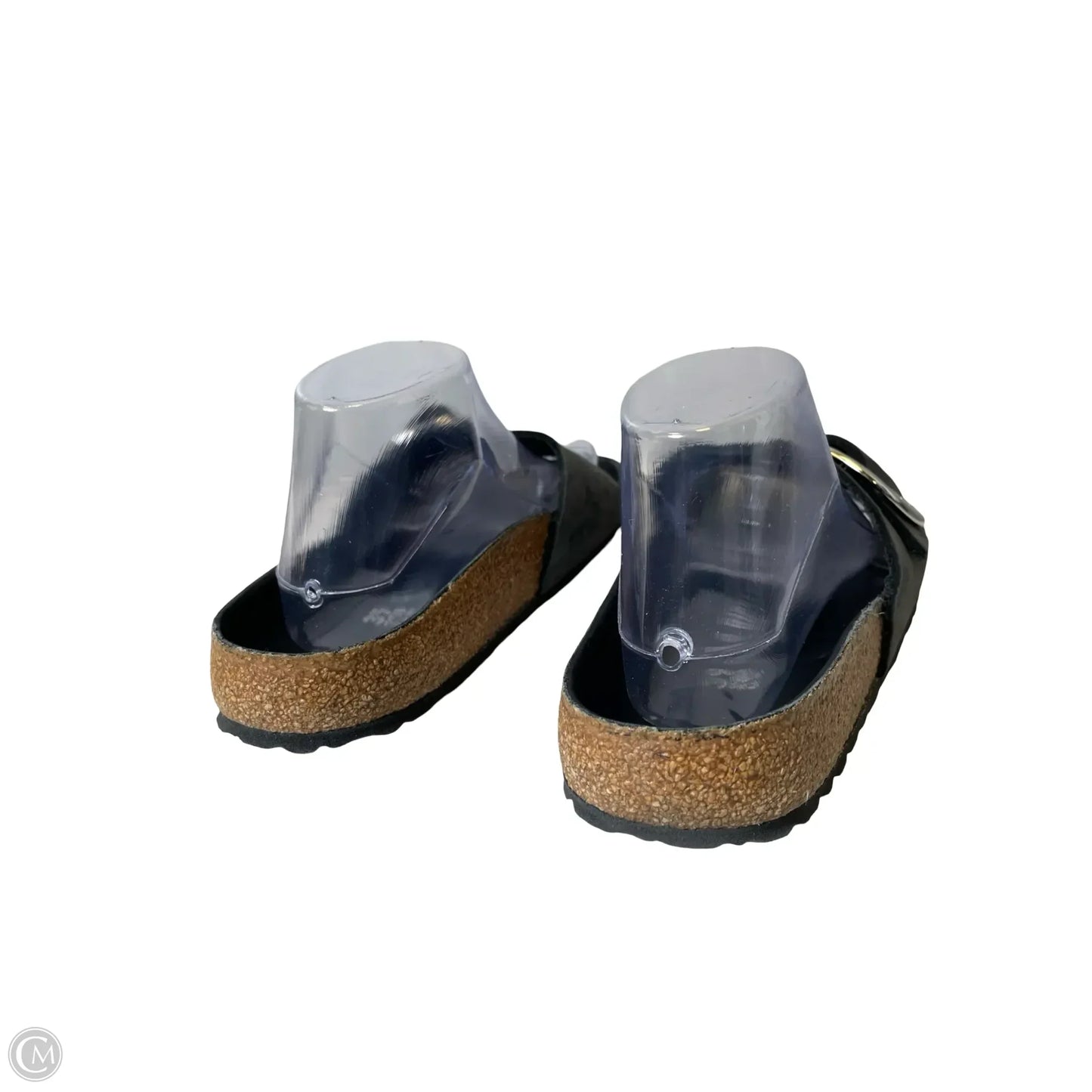 Sandals Flats By Birkenstock In Black, Size: 8
