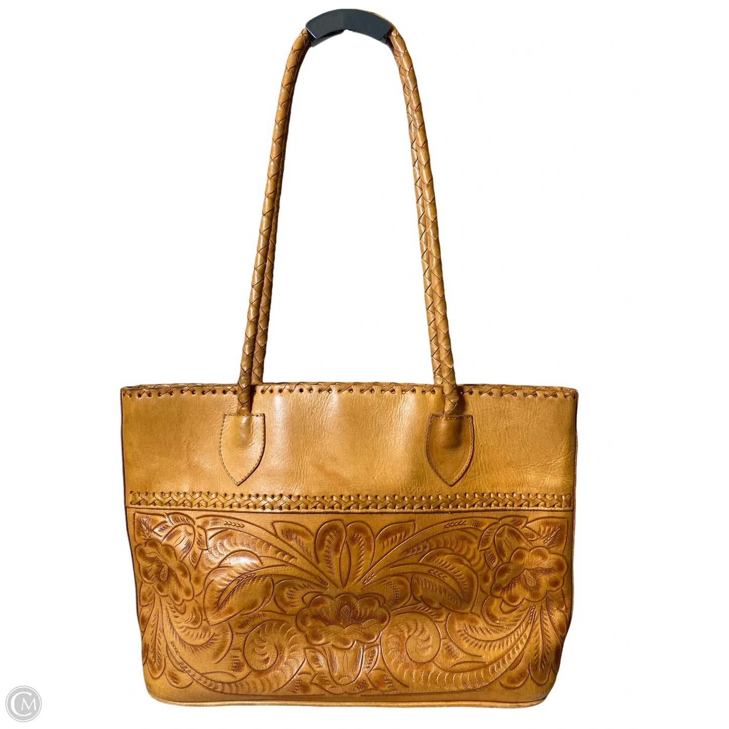 Handbag Leather By Clothes Mentor, Size: Large