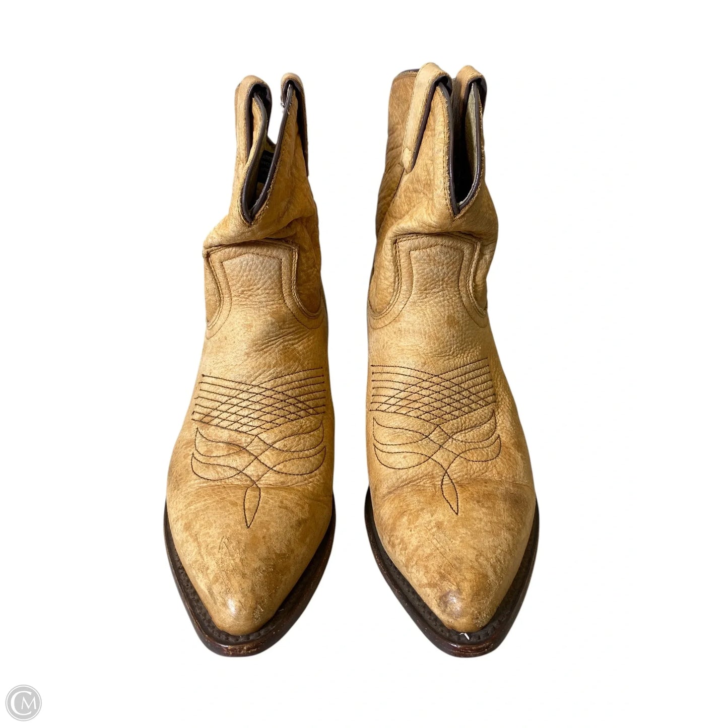 Boots Designer By Frye In Tan, Size: 8.5