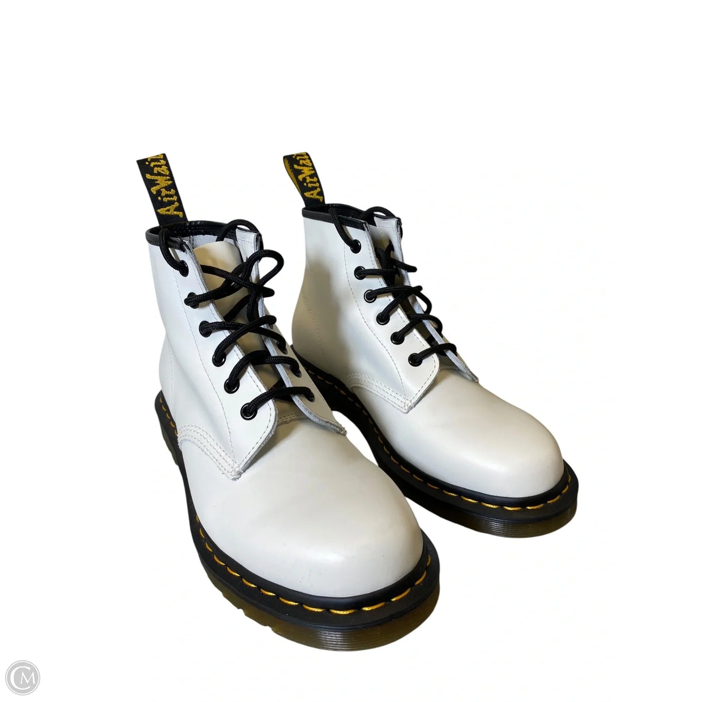 Boots Ankle Heels By Dr Martens In White, Size: 9