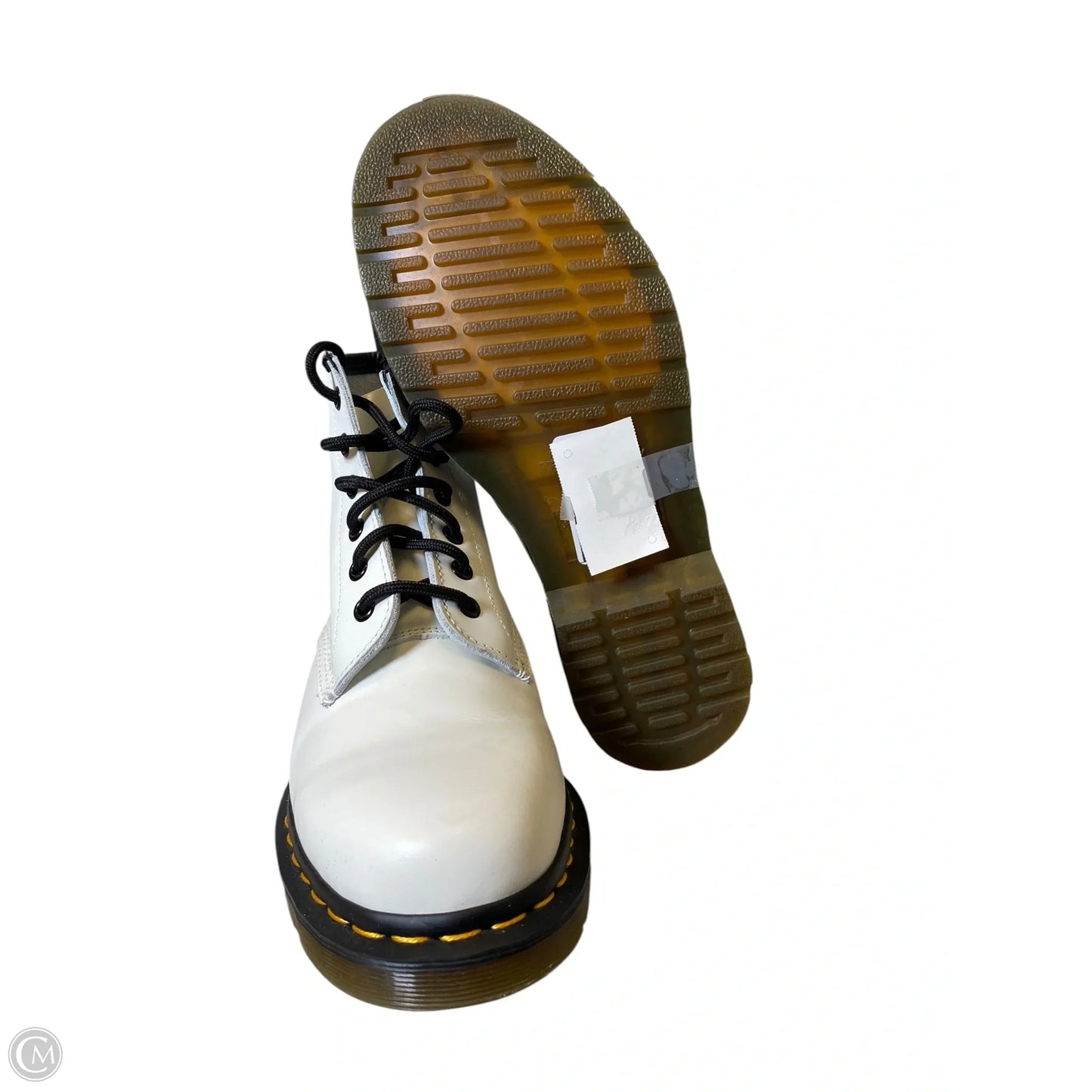 Boots Ankle Heels By Dr Martens In White, Size: 9