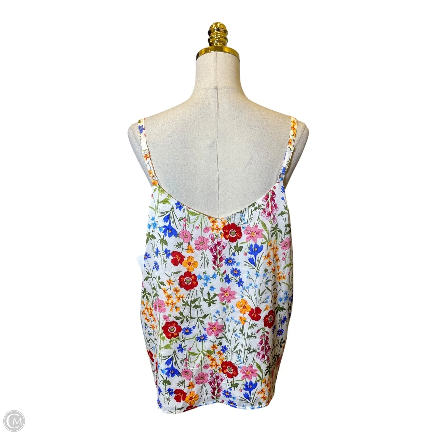 Top Sleeveless By Skies Are Blue In Floral Print, Size: Xl
