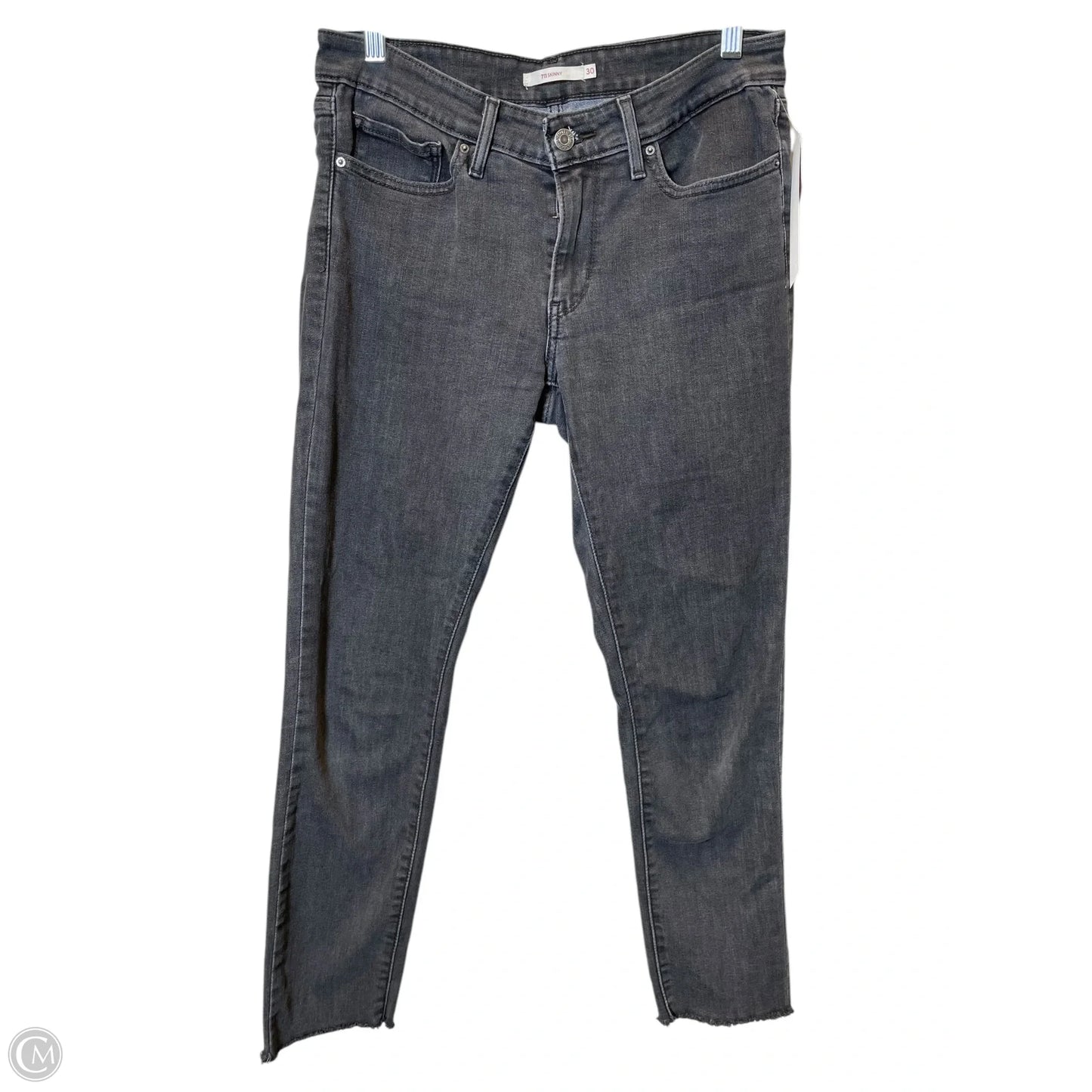 Jeans Straight By Levis In Black, Size: 10