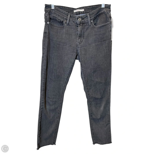 Jeans Straight By Levis In Black, Size: 10