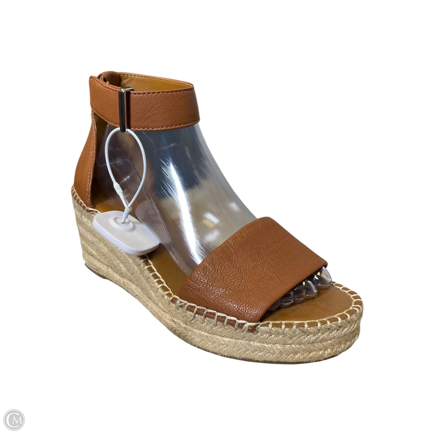 Shoes Heels Wedge By Franco Sarto In Brown, Size: 10