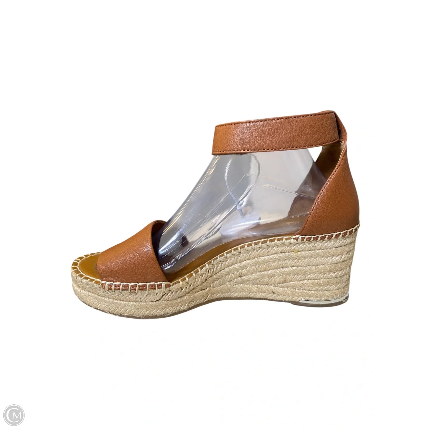 Shoes Heels Wedge By Franco Sarto In Brown, Size: 10