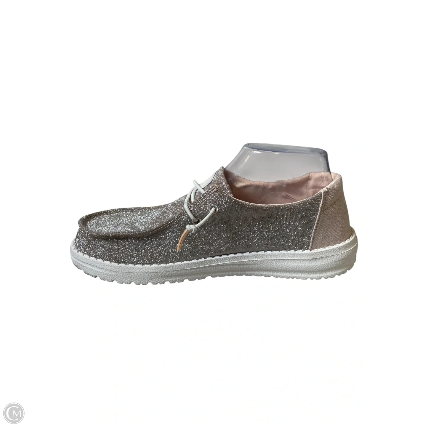 Shoes Flats By Hey Dude In Peach, Size: 8