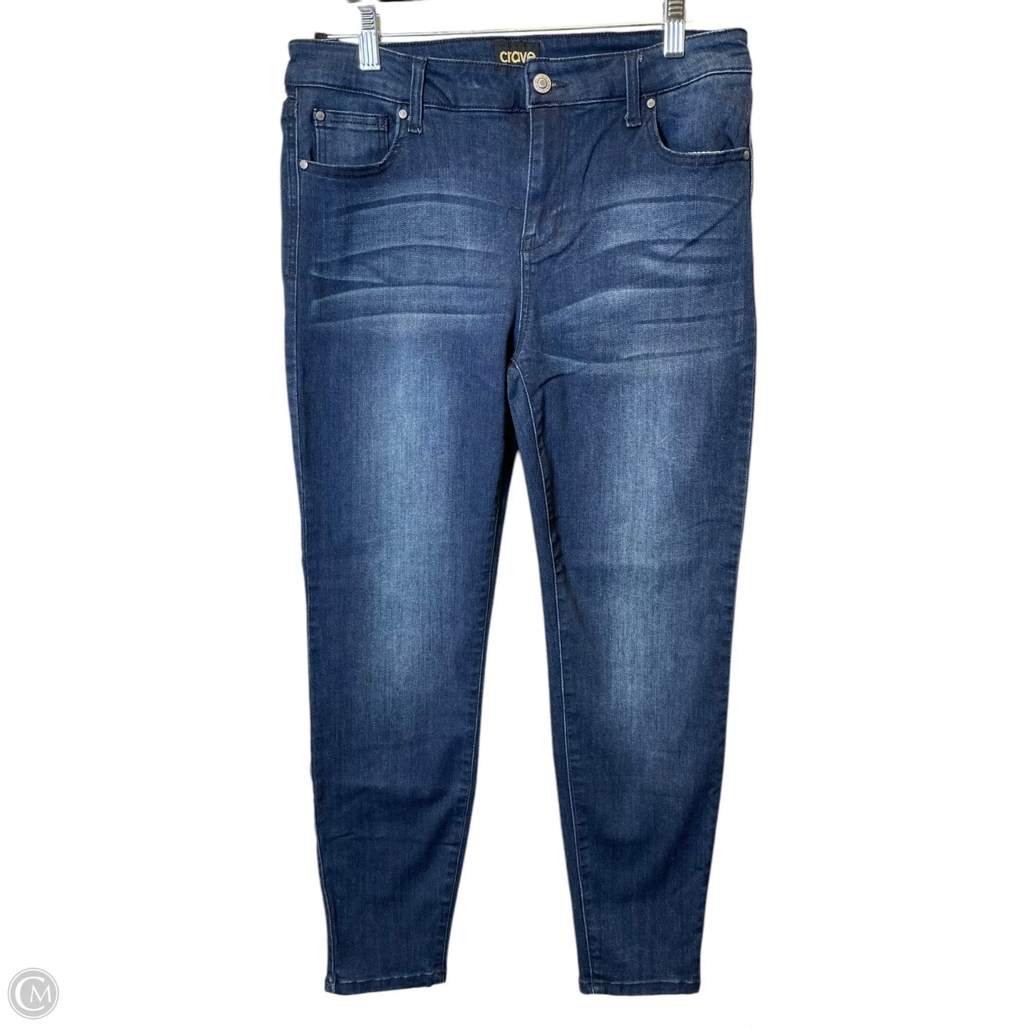 Jeans Skinny By Clothes Mentor In Blue Denim, Size: 14