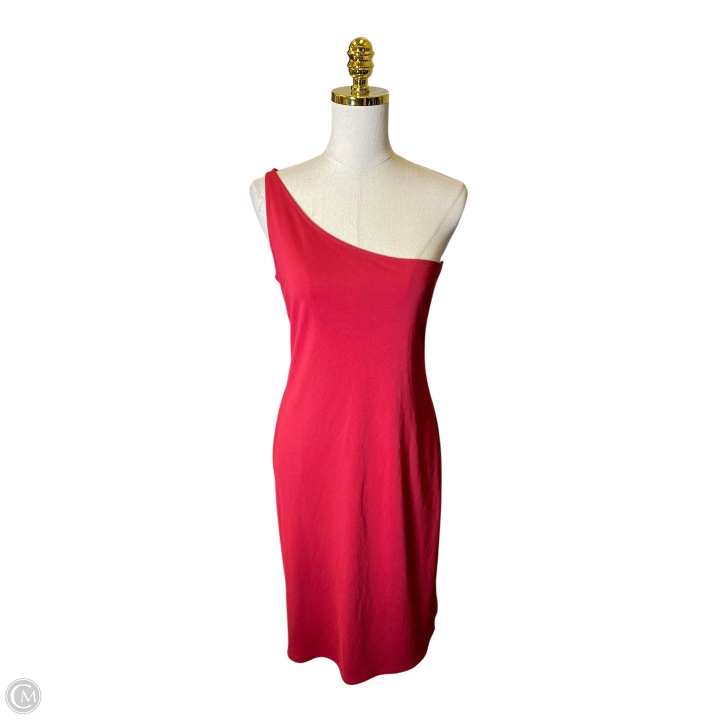 Dress Casual Midi By Kenneth Cole In Red, Size: M