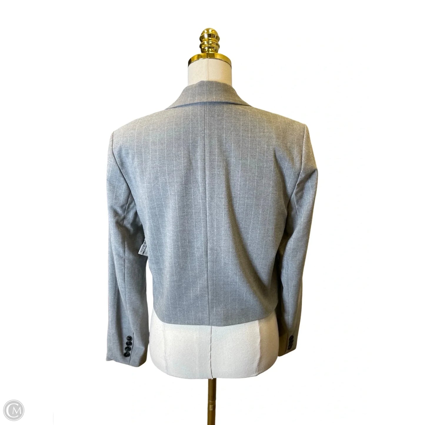 Blazer By Clothes Mentor In Grey, Size: S