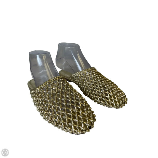 Sandals Flats By H&m In Gold, Size: 8