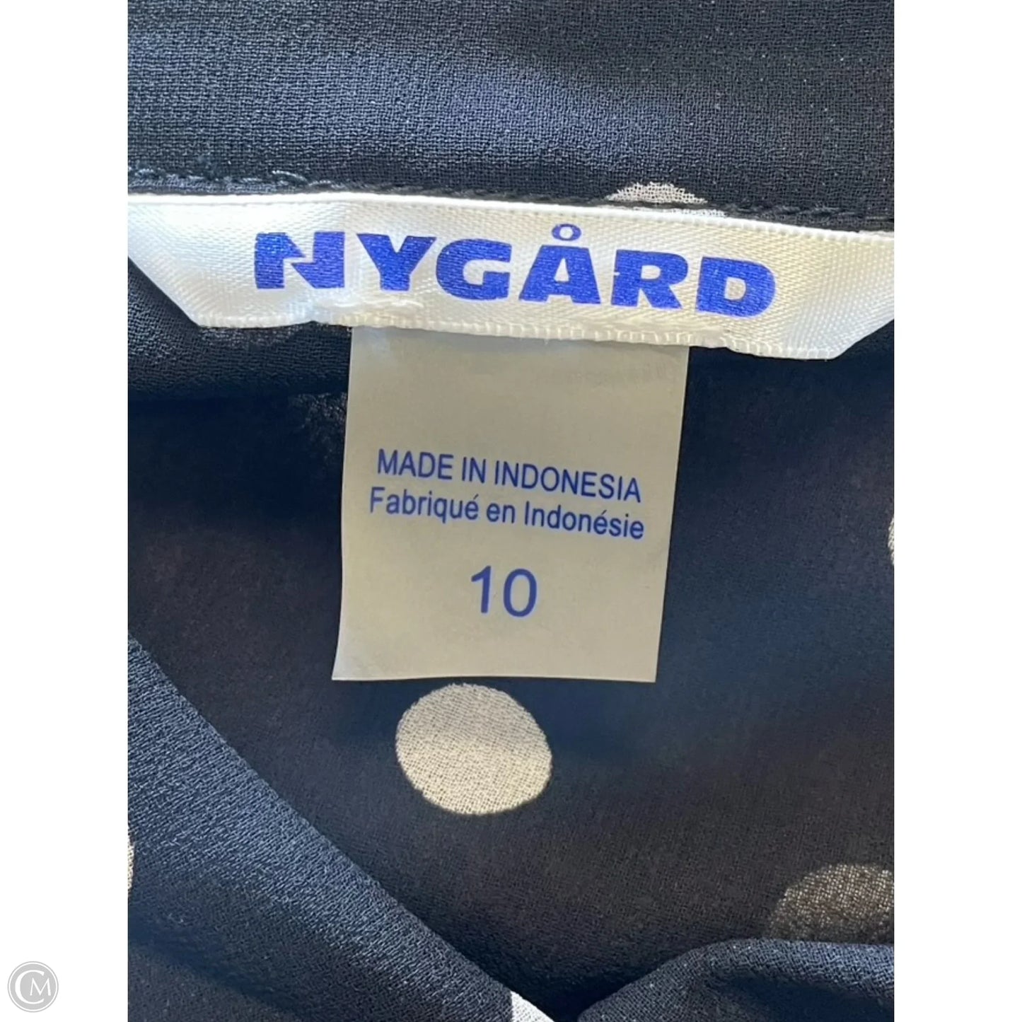 Dress Casual Short By Nygard Peter In Polkadot Pattern, Size: M