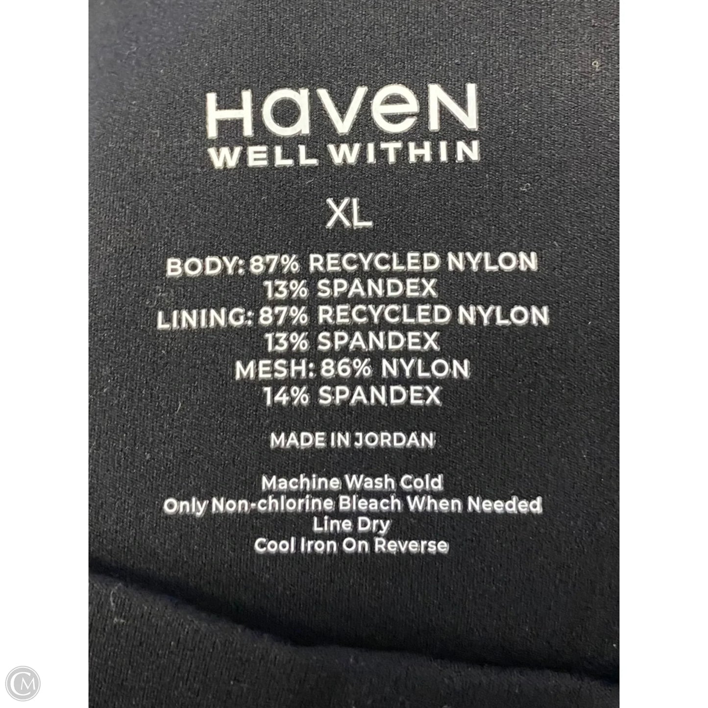 Athletic Skort By Haven In Black, Size: Xl