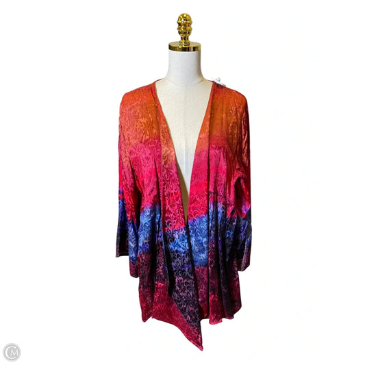 Cardigan By Soft Surroundings In Multi-colored, Size: 2x
