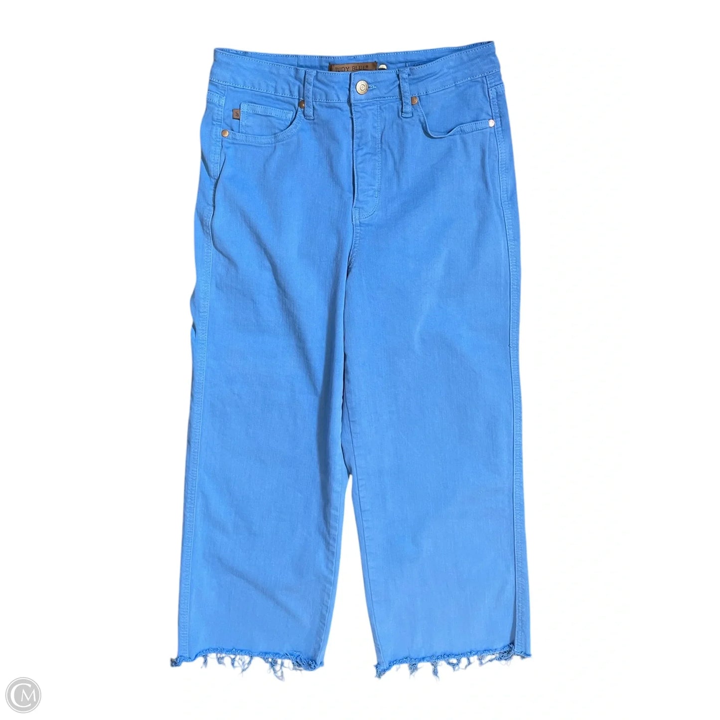 Jeans Wide Leg By Judy Blue In Blue, Size: 8