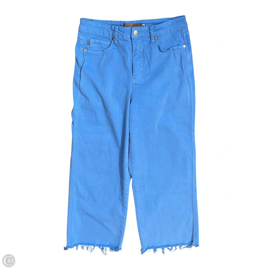 Jeans Wide Leg By Judy Blue In Blue, Size: 8