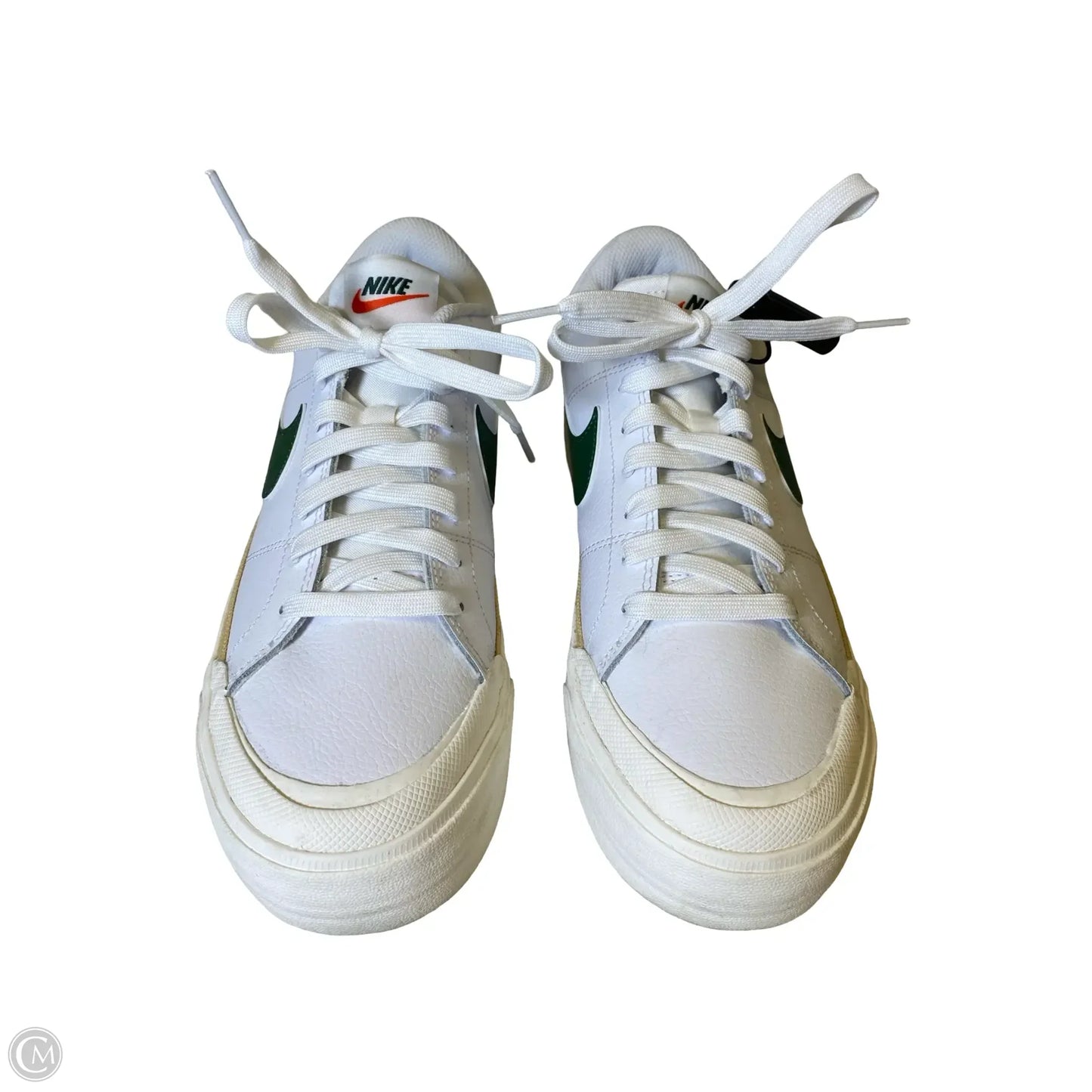 Shoes Athletic By Nike In Green & White, Size: 9
