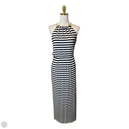 Dress Casual Maxi By White House Black Market In Black & White, Size: Xs