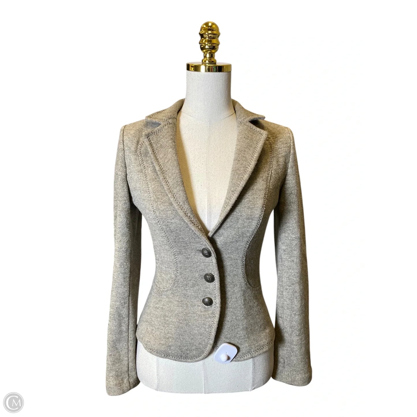Jacket Other By Clothes Mentor In Tan, Size: S