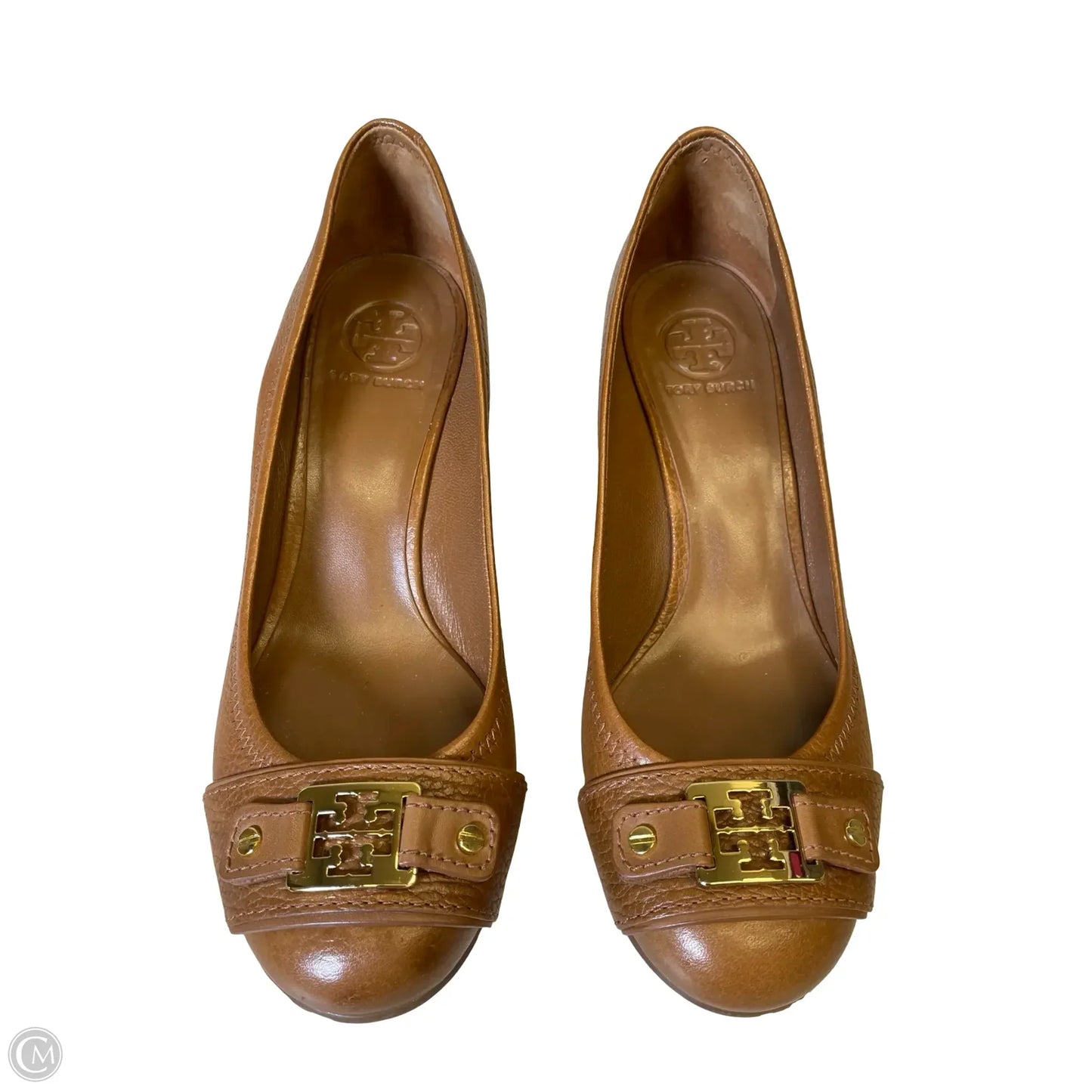 Shoes Designer By Tory Burch In Brown, Size: 8.5