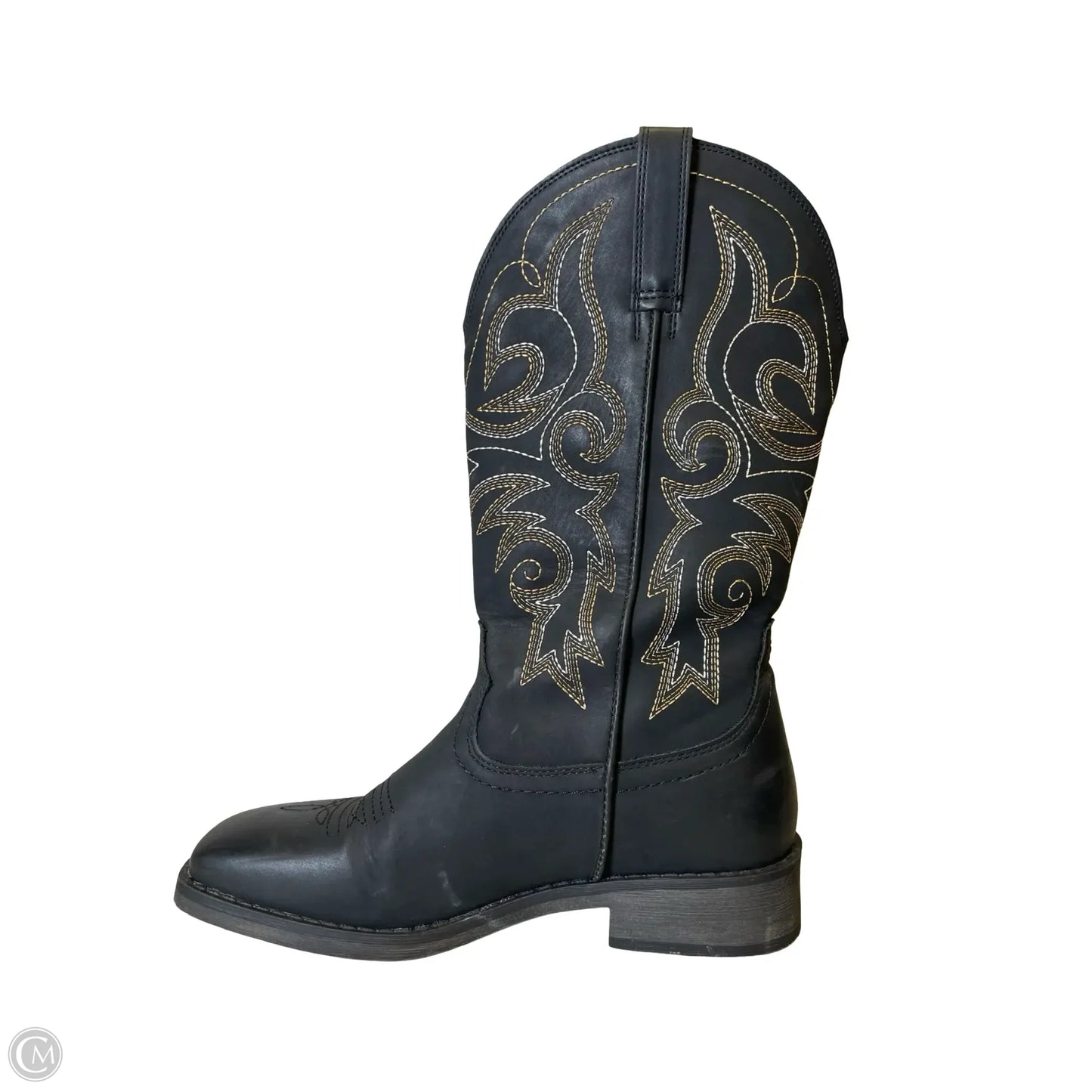Boots Western By Clothes Mentor In Black, Size: 7.5