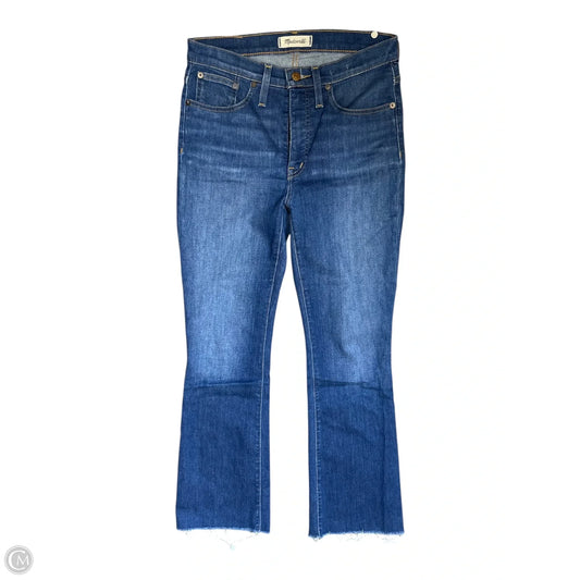 Jeans Straight By Madewell In Blue Denim, Size: 4