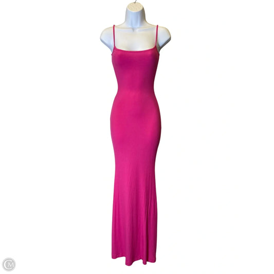 Dress Casual Midi By Skims In Pink, Size: S