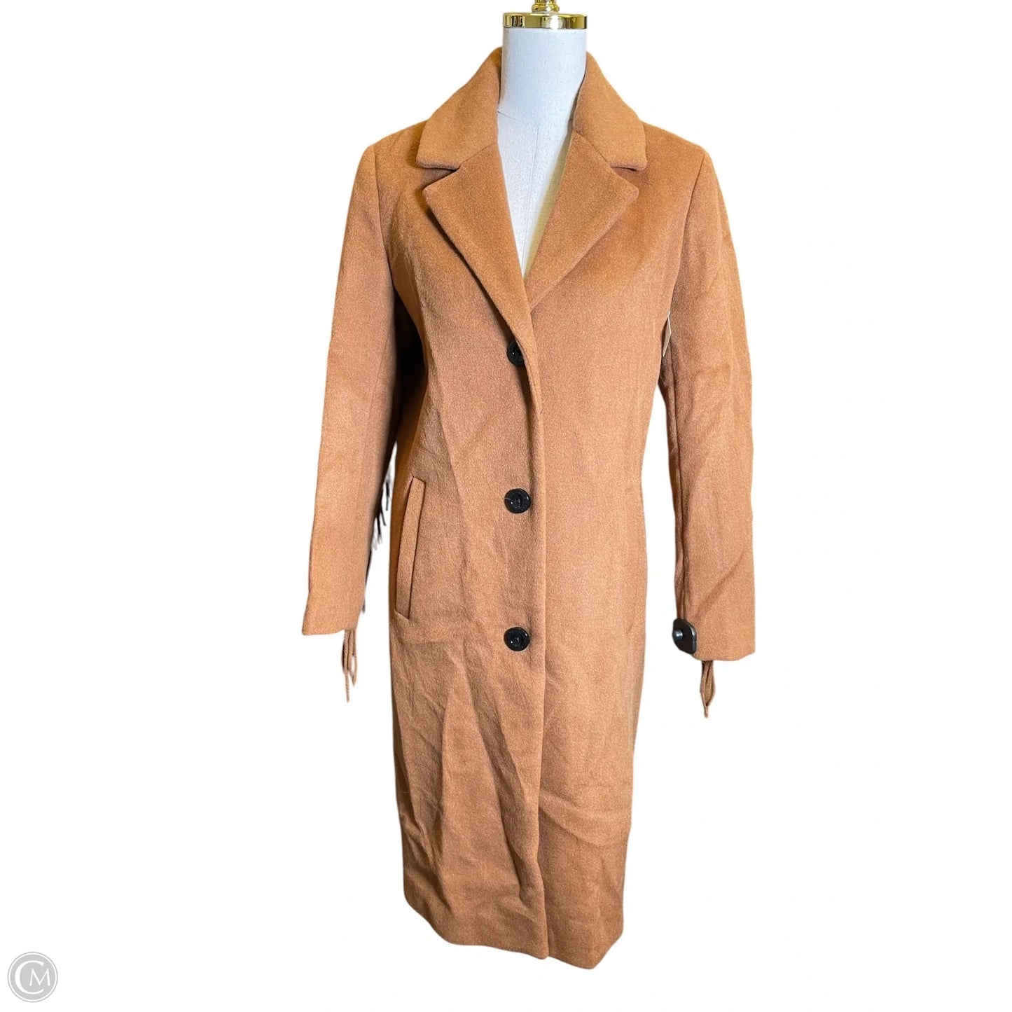 Coat Faux Fur & Sherpa By Kenneth Cole In Brown, Size: Xs