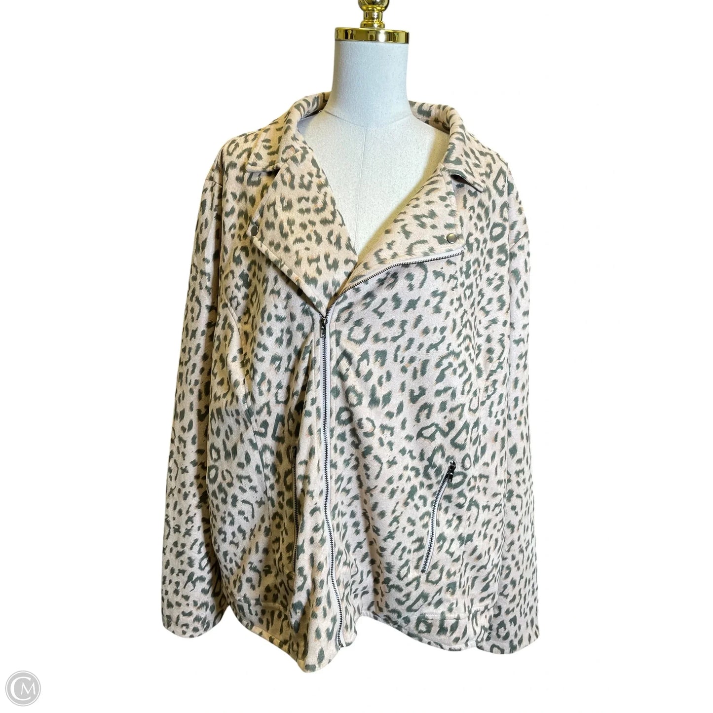 Jacket Other By Andree By Unit In Animal Print, Size: 2x